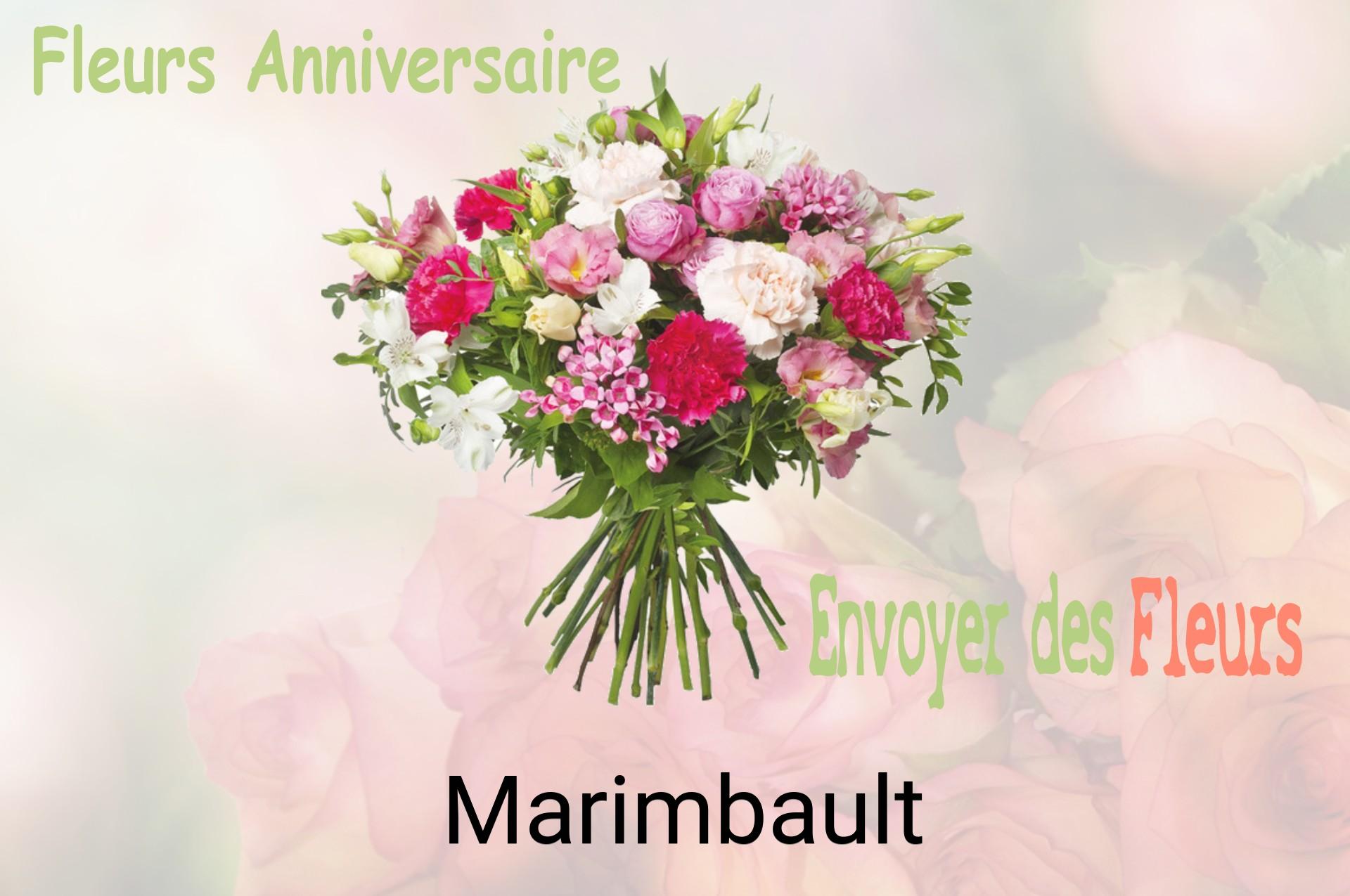 Bouquet de fleurs d’anniversaire livré à Marimbault