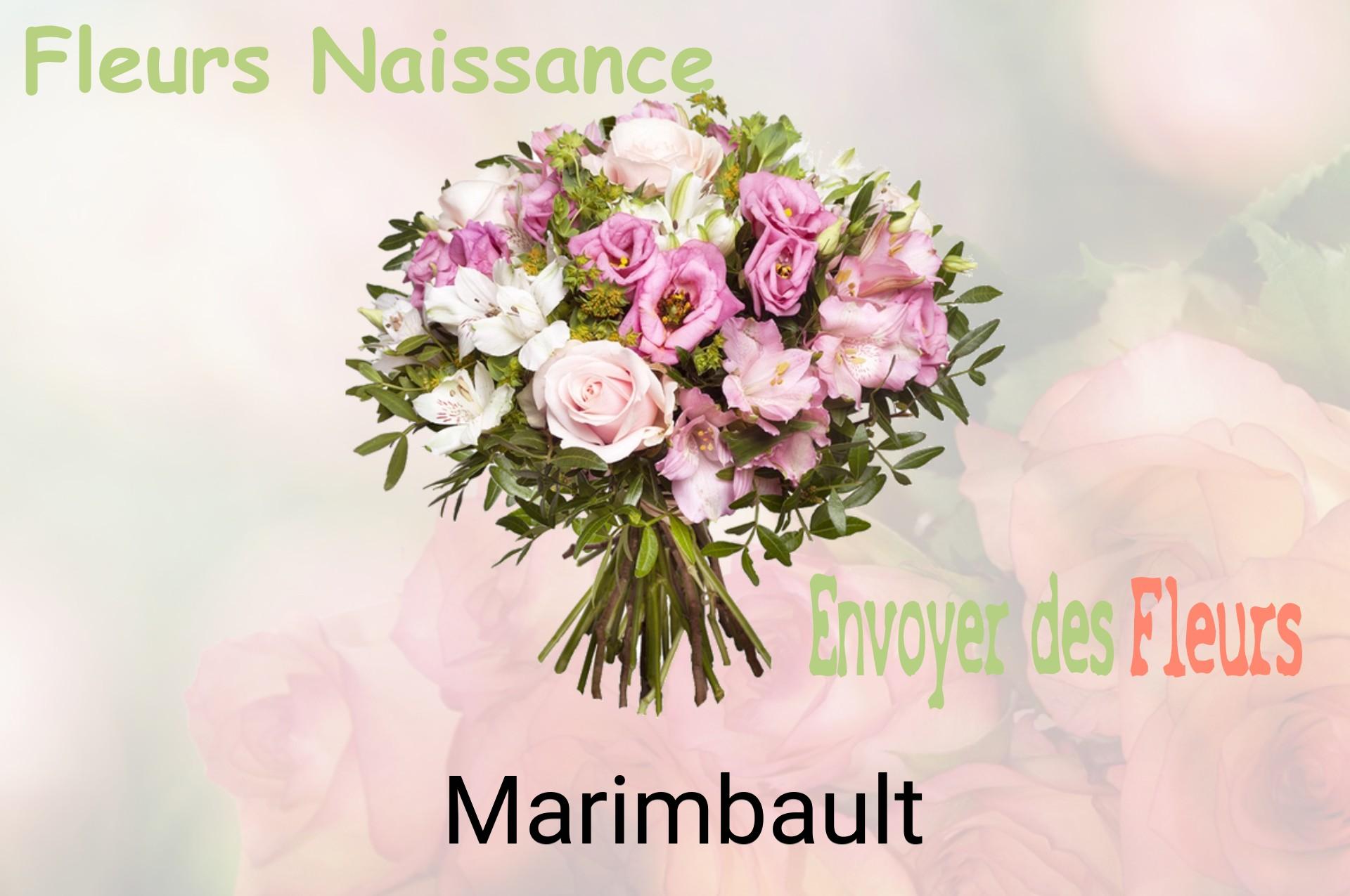 Bouquet de fleurs de naissance livré à Marimbault